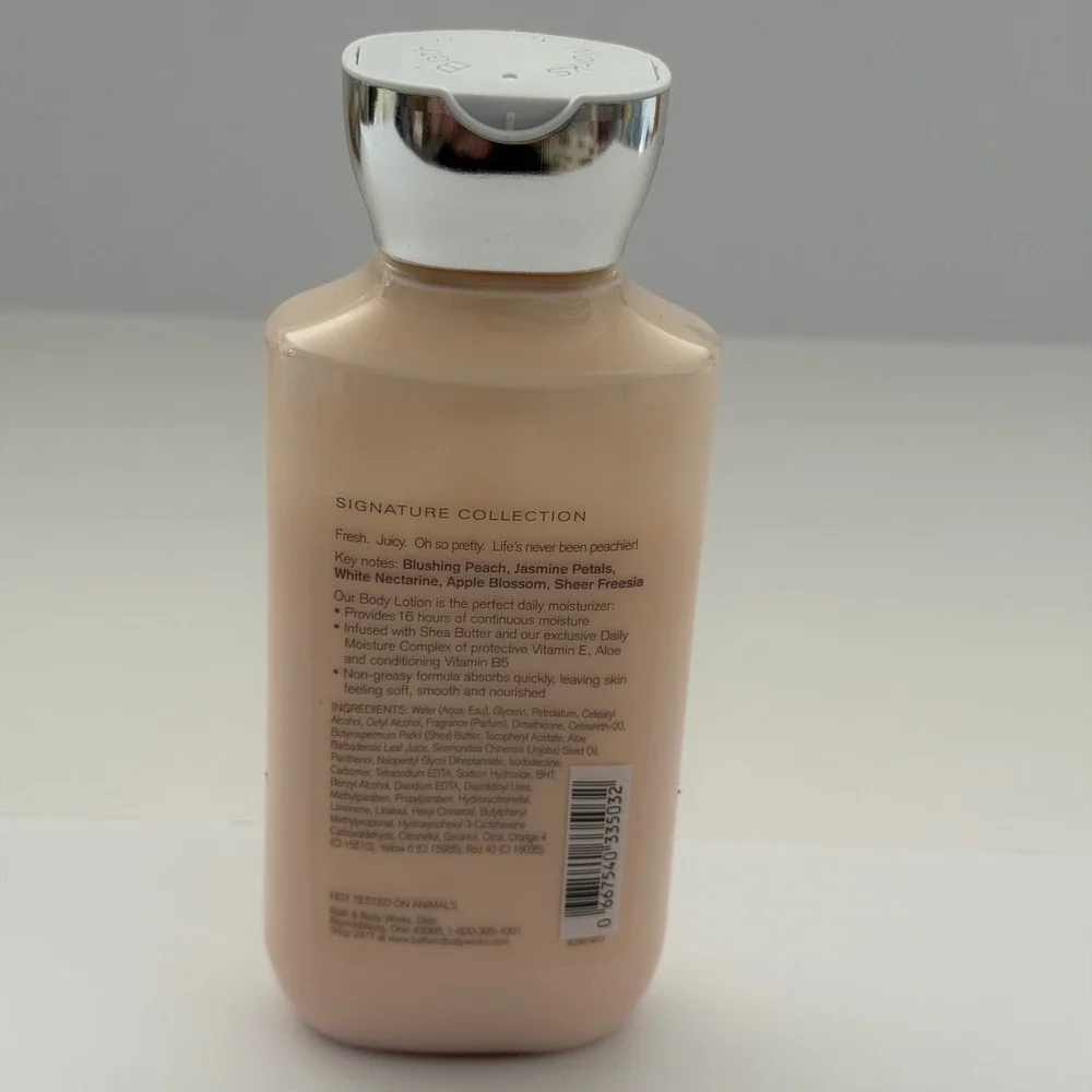 Bath Body Works Pretty As A Peach Shea‎ Vitamin E Body Lotion 8 Fl Oz
